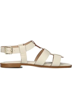 Stefano Lauran Schoenen, Dames, Wit, 39 EU, Linnen, Witte Sandalen voor Zomerse Wandelingen