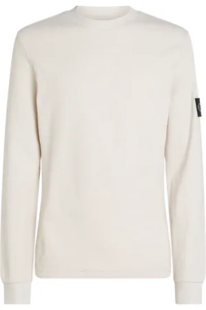 Calvin Klein Tops, Heren, , 2Xl, Katoen, Slim Fit Longsleeve T-shirt