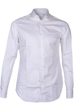 Xacus Overhemden, Heren, Wit, 2Xl, Katoen, Casual Shirts
