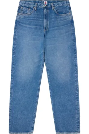 Edwin Jeans, Heren, Blauw, W31, Denim, Losse Jeans Blauw Midden Licht Gebruikt