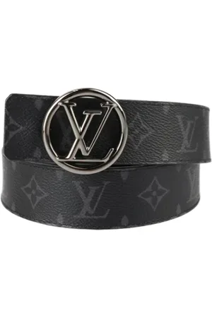 LOUIS VUITTON Pre-owned, Heren, Zwart, ONE Size, Leer, Pre-owned Leather belts