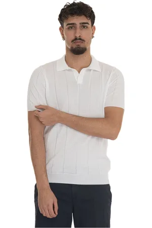 Gran Sasso Truien, Heren, Wit, 3Xl, Klassieke Polo Shirt voor Mannen