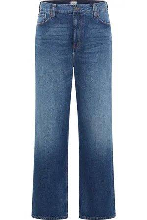 Mustang Jeans, Heren, Blauw, W32 L32, Losse Vermont Stijl Jeans