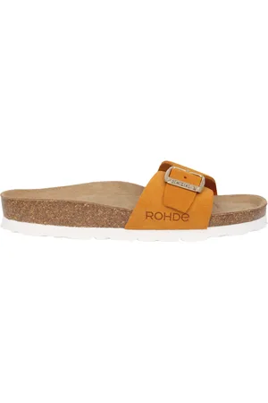 Rohde Schoenen, Dames, Oranje, 38 EU, Suède, Stijlvolle damessandaal - Oranje