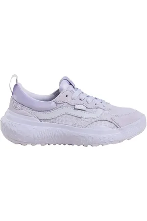 Vans Schoenen, Dames, Paars, 37 EU, Leer, Paarse Sneakers met Materialen