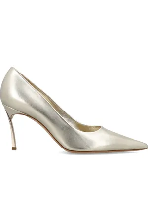Casadei Schoenen, Dames, Grijs, 37 EU, Leer, Schoenen