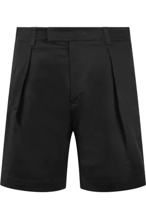 LOW BRAND Korte broeken, Heren, Zwart, W38, Katoen, Stretch Katoen Bermuda Shorts Ss 25