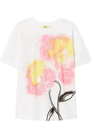 Twin-Set Tops, Dames, Veelkleurig, S, Myfo Linea Over T-Shirt