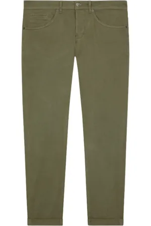 Dondup Jeans, Heren, Groen, W36, Katoen, Groene Skinny Fit Jeans George