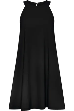 RRD Kleedjes, Dames, Zwart, XL, Stretchy Surflex Jurk - Elegante Comfort