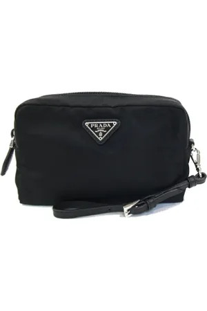 Prada Pre-owned, Dames, Zwart, ONE Size, Leer, Pre-owned Leather prada-bags
