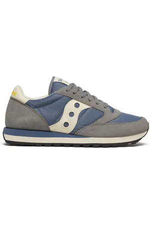 Saucony Schoenen, Heren, Blauw, 42 1/2 EU, Polyester, Blauwe Jazz Original Sneakers
