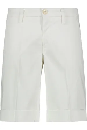 RE-HASH Korte broeken, Dames, Wit, W31, Katoen, Dames Bermuda Shorts