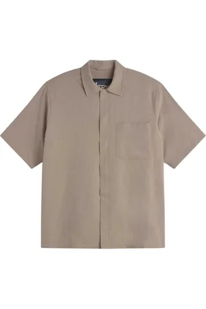 HERNO Overhemden, Heren, Bruin, L, Italiaanse Stijl Overhemd
