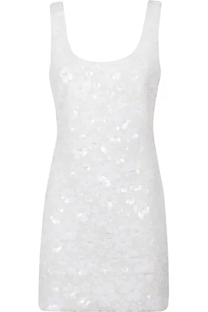 Michael Kors Kleedjes, Dames, Wit, S, Elegante Jurk voor Vrouwen