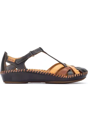Pikolinos Schoenen, Dames, Blauw, 42 EU, Blauwe Mix Vallarta Damessandaal