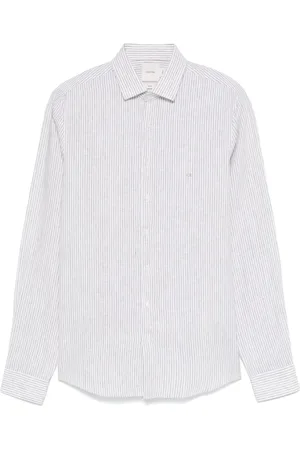 Calvin Klein Overhemden, Heren, Groen, M, Groene Knoopshirt Lange Mouwen