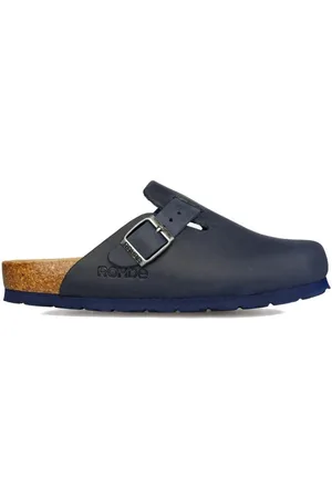 Rohde Schoenen, Dames, Blauw, 40 EU, Blauwe Damesklomp - Alba Stijl