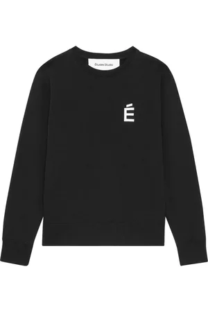 Etudes Sweatshirts & Hoodies, Dames, Zwart, XL, Katoen, Zwart Katoen Regular Crew Neck