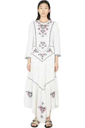 Isabel Marant Kleedjes, Dames, Wit, S, Sonia Jurk