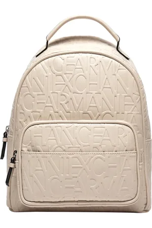 Armani Exchange Tassen, Dames, , ONE Size, Leer, Chique Rugzak met Eco-Leren Details
