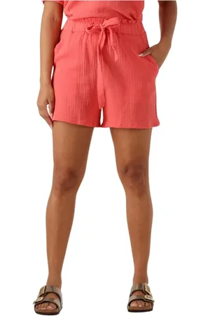 Minus Korte broeken, Dames, Oranje, XL, Oranje Stina Shorts voor zonnige dagen