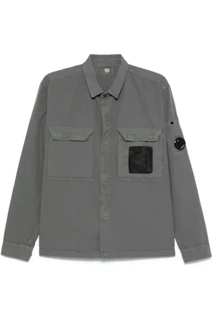 C.P. Company Jassen, Heren, Grijs, XL, Detail Overshirt