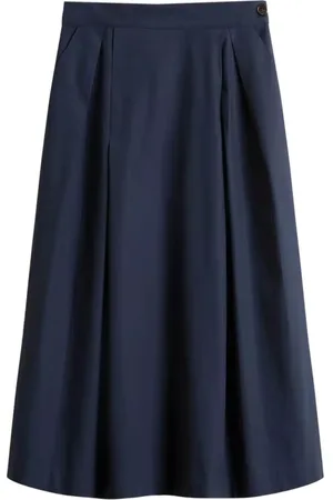 Woolrich Rokken, Dames, Blauw, M, Katoen, Veelzijdige Easy Skirt voor moeiteloze stijl