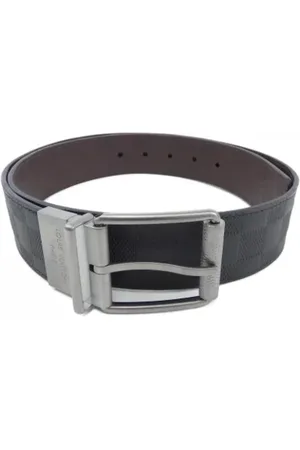 LOUIS VUITTON Pre-owned, Heren, Zwart, ONE Size, Leer, Pre-owned Leather belts