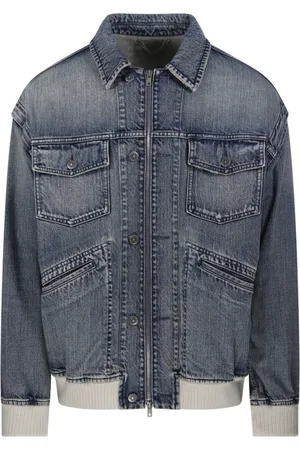 Golden Goose Jassen, Heren, Blauw, L, Denim, Blauwe Denim Jack Nixon