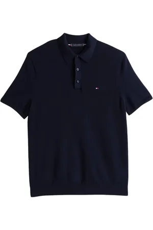Tommy Hilfiger Tops, Heren, Blauw, M, Katoen, Klassieke Poloshirt