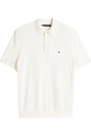 Tommy Hilfiger Tops, Heren, Wit, S, Katoen, Klassieke Poloshirt