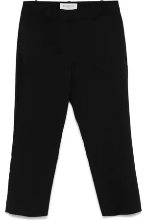 ERMANNO SCERVINO Broeken, Dames, Zwart, M, Stijlvolle Cropped Broeken