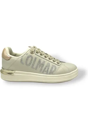 Colmar Schoenen, Dames, , 36 EU, Leer, Clayton Strass Sneakers Glamoureus en verfijnd