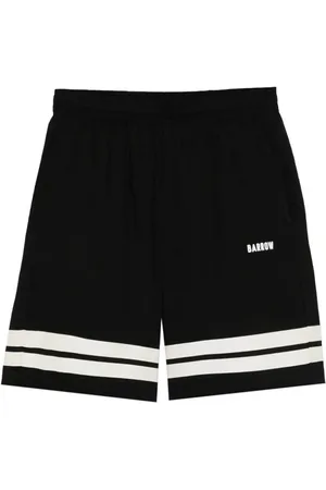 BARROW Korte broeken, Heren, Zwart, L, Katoen, Katoenen Bermuda Shorts