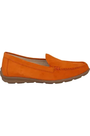 Gabor Schoenen, Dames, Oranje, 37 1/2 EU, Oranje Dames Loafer Schoenen