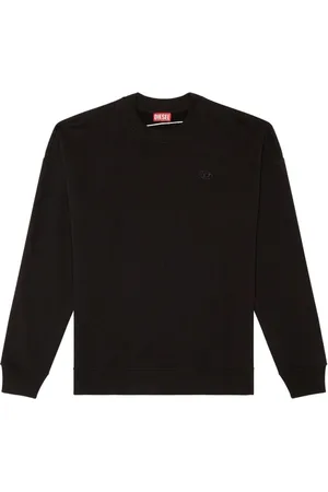 Diesel Sweatshirts & Hoodies, Heren, Zwart, M, Denim, Stijlvolle Denim Jeans Collectie