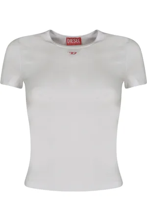 Diesel Tops, Dames, Wit, XS, Stijlvolle Sweaters Collectie