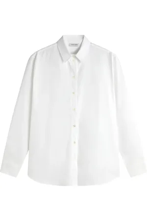ANINE BING Blouses & Shirts, Dames, Wit, S, Katoen, Veelzijdige Witte Katoenen Overhemd