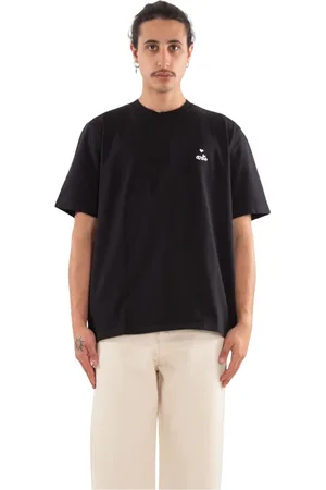 Arte Antwerp Tops, Heren, Zwart, 2Xl, Zwart Heart Logo Embro Tee