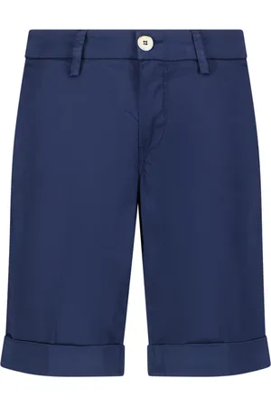 RE-HASH Korte broeken, Dames, Blauw, W25, Katoen, Dames Bermuda Shorts