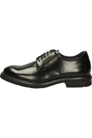 Fluchos Schoenen, Heren, Zwart, 43 EU, Stijlvolle Derby Schoenen voor Mannen