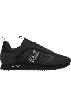 EA7 Schoenen, Heren, Zwart, 44 EU, Zwarte Sneakers voor Mannen