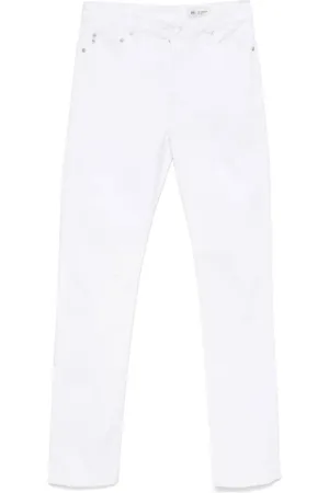Adriano Goldschmied Jeans, Dames, Wit, W29, Katoen, Slim Straight Mid Rise Jeans