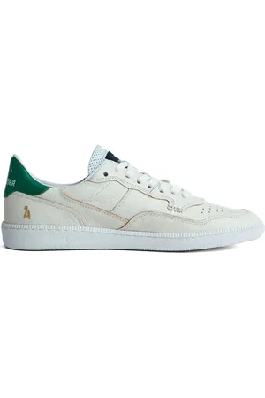 Hidnander Schoenen, Dames, Wit, 41 EU, Mega Leren Sneakers