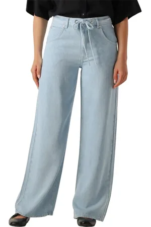 Second Female Jeans, Dames, Blauw, M, Denim, Lichtblauwe Denim Jeans voor Vrouwen