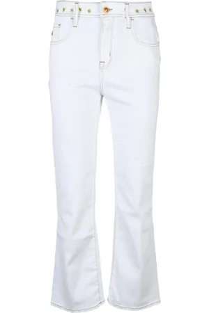 Jacob Cohen Jeans, Dames, Wit, W25, Katoen, Jeans
