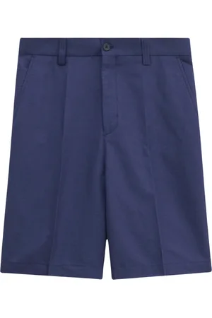 Filippa K Korte broeken, Heren, Blauw, M, Katoen, Navy Werkshorts met Moderne Pasvorm