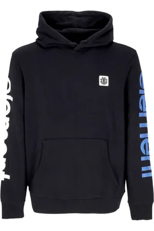 Element Sweatshirts & Hoodies, Heren, Zwart, L, Katoen, Zwarte Hoodie met Kangoeroezak