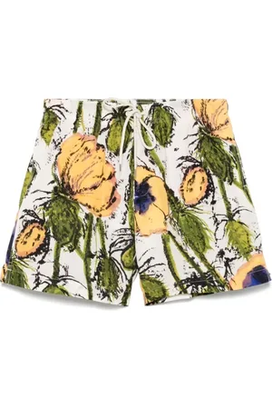 WALES BONNER Korte broeken, Heren, Veelkleurig, XL, Althea Stijlvolle Shorts